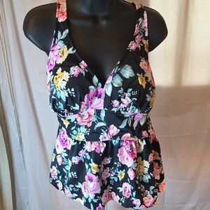 Floral Women's Swim Top